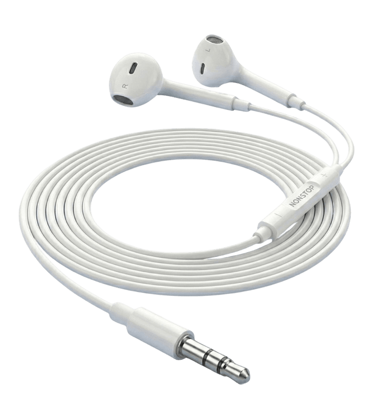 אוזניות חוט כפתור NONSTOP HearGo 3.5mm