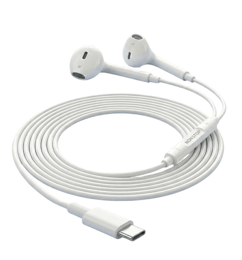 אוזניות חוט כפתור NONSTOP HearGo Type-C