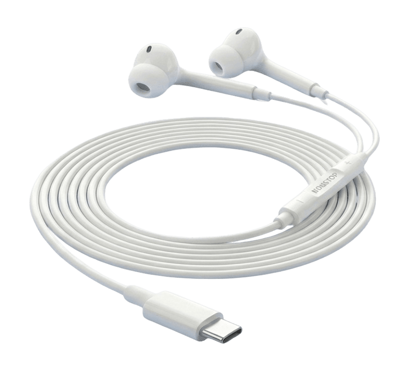 אוזניות חוט סיליקון NONSTOP HearGo Type-C