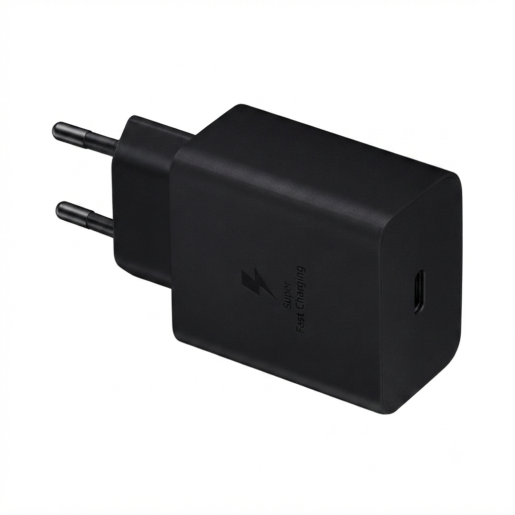 ראש מטען מקורי Samsung 45W Type-C – טעינה מהירה Super Fast Charging (יבואן רשמי סאני)
