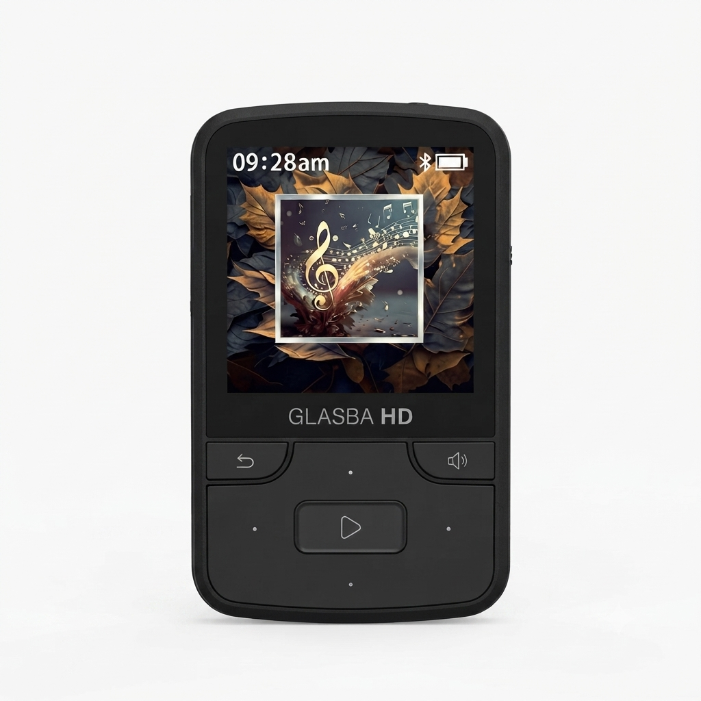 נגן MP3 גלסבה SAMVIX GLASBA HD כהלכה